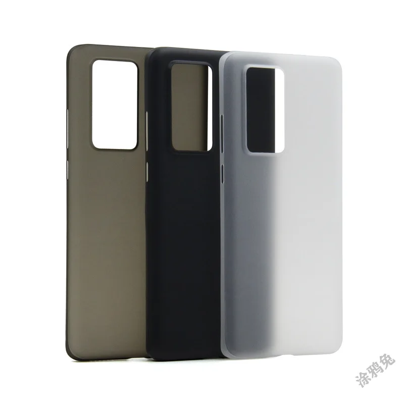 

2023 Case For huawei p40 pro plus + Slim Super Thin Ultra Thin Plastic Protective Cover Ultrathin PP 0.4mm matte Frosted