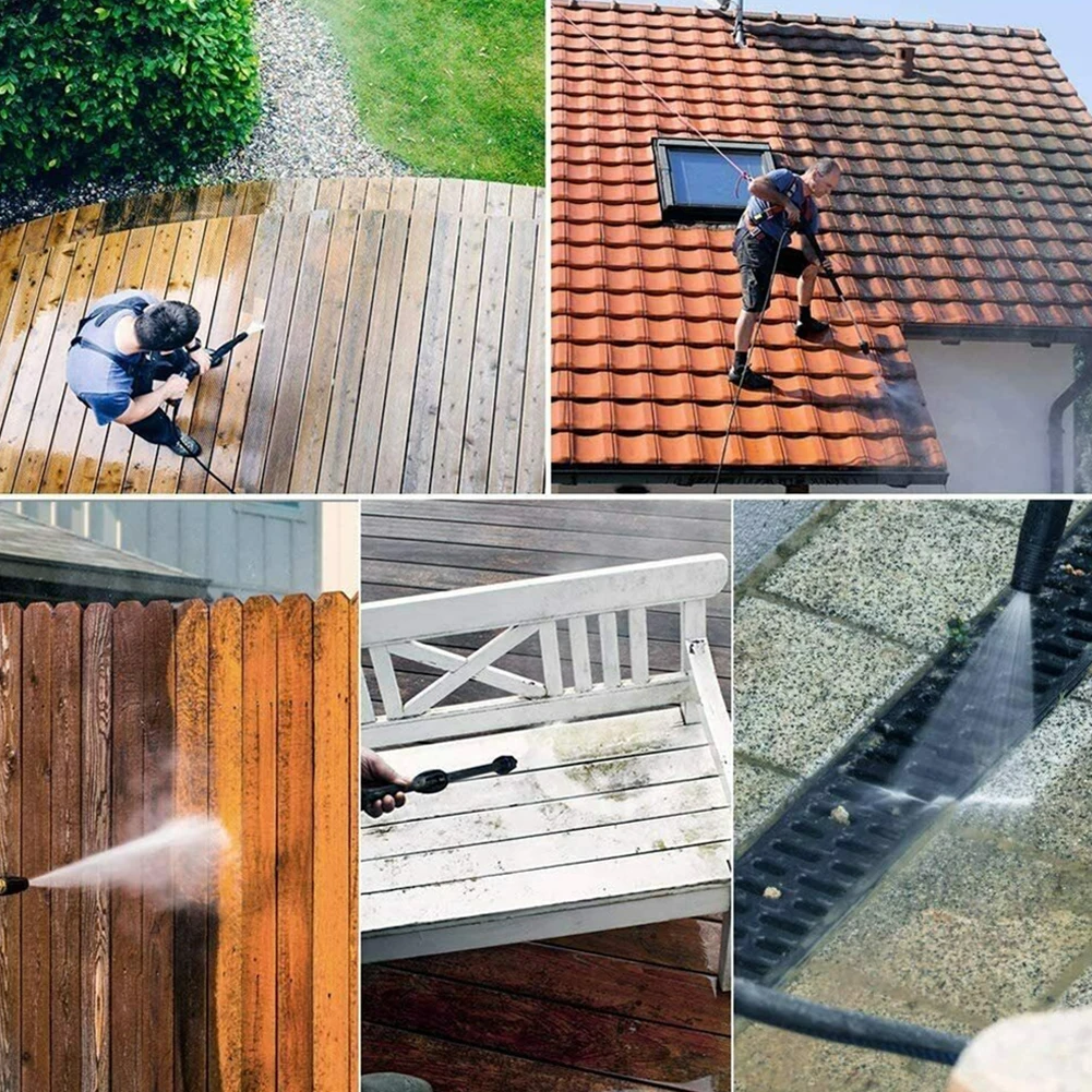 Pressure Washers Turbo Nozzle Rotating 2.5-3.5GPM 3600PSI Accessories Black Cleaning Fitting High Pressure Outdoor
Pressure Washers Turbo Nozzle Rotating 2.5-3.5GPM 3600PSI Accessories Black Cleaning Fitting High Pressure Outdoor