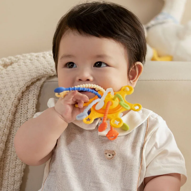 Baby Toys Montessori Silicone Pull String Sensory Toys Toddlers Activity Fine Motor Skills Educational Development Toys for Kids
Baby Toys Montessori Silicone Pull String Sensory Toys Toddlers Activity Fine Motor Skills Educational Development Toys for Kids