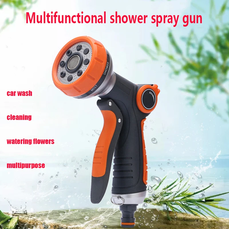New High Quality High Pressure Water Spray Gun Garden Vegetable Garden Watering Car Wash Cleaning Accessories Package Glue Gun
New High Quality High Pressure Water Spray Gun Garden Vegetable Garden Watering Car Wash Cleaning Accessories Package Glue Gun
