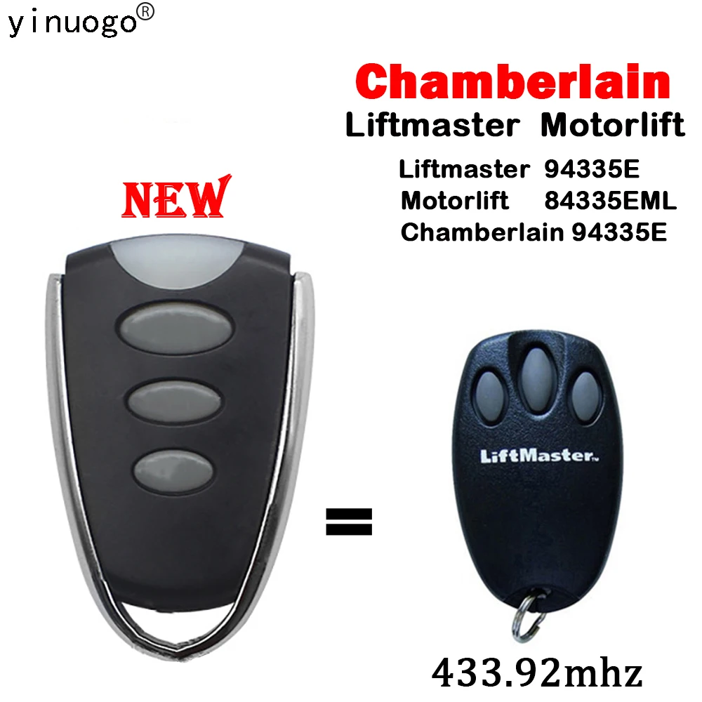 Liftmaster Chamberlain 94335E Пульт дистанционного управления для гаражных ворот 433,92 МГц Пульт дистанционного управления с плавающим кодом Электрическ...
Liftmaster Chamberlain 94335E Пульт дистанционного управления для гаражных ворот 433,92 МГц Пульт дистанционного управления с плавающим кодом Электрическ...