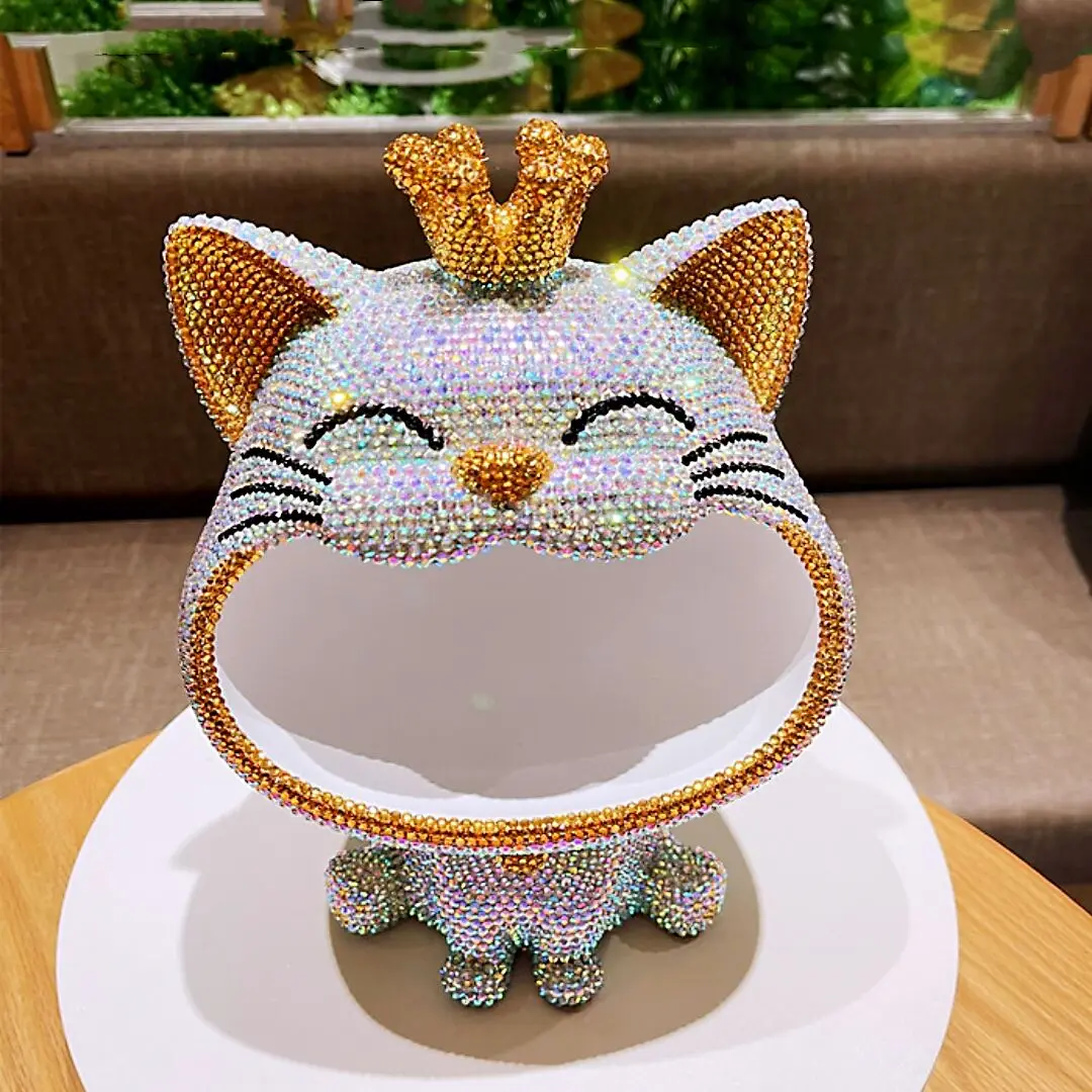 20CM Handmade Rhinestones Tabletop Statuette Decoration Mini Statuette Clutter Storage Box Modern Living Room Desk Home Decor
20CM Handmade Rhinestones Tabletop Statuette Decoration Mini Statuette Clutter Storage Box Modern Living Room Desk Home Decor
