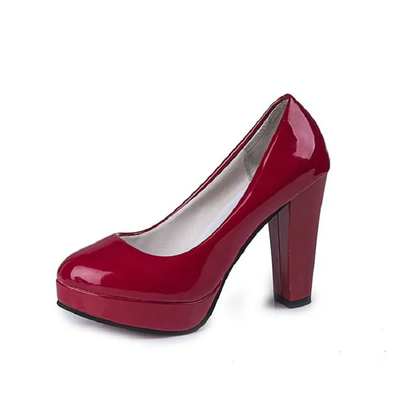 New High Heels Shoes Women White Wedding Shoes Thick High Heels Fashion Party Pumps Footwear Brilliant Red Big Size 41 43
New High Heels Shoes Women White Wedding Shoes Thick High Heels Fashion Party Pumps Footwear Brilliant Red Big Size 41 43