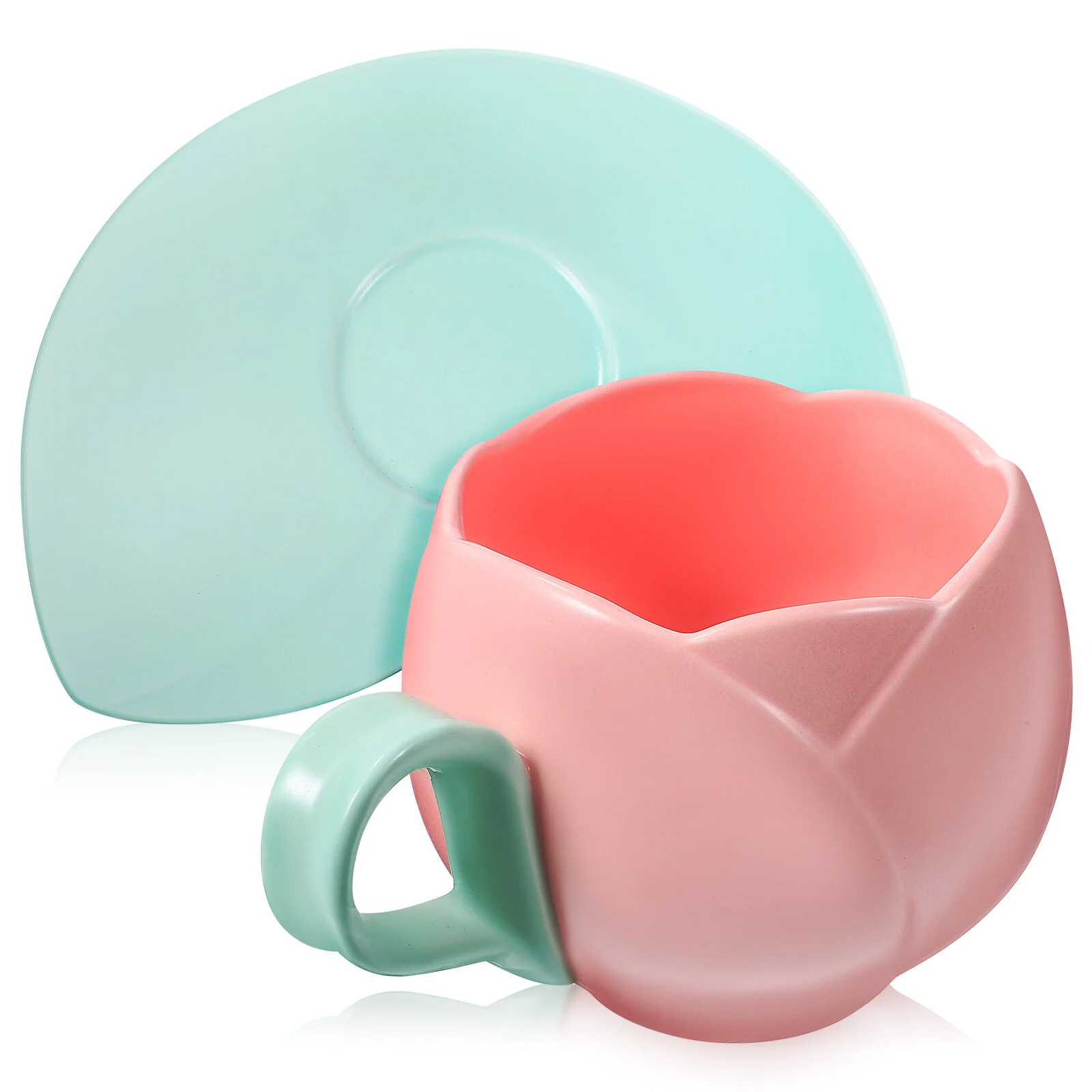 Porcelain Coffee Mugs with Coaster Set Vintage Style Tulip Ceramic Mug Tea Cup for Birthday Gifts
Porcelain Coffee Mugs with Coaster Set Vintage Style Tulip Ceramic Mug Tea Cup for Birthday Gifts