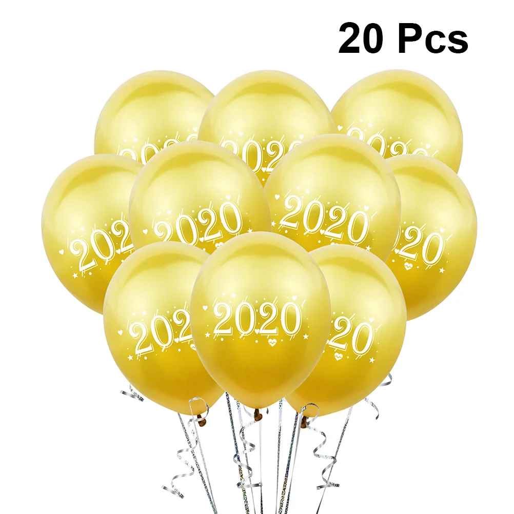20pcs Decorative 2020 Printing Balloons Latex Balloons Creative Exquisite Balloons Ornaments for New Year's Eve Party Home 
20pcs Decorative 2020 Printing Balloons Latex Balloons Creative Exquisite Balloons Ornaments for New Year's Eve Party Home