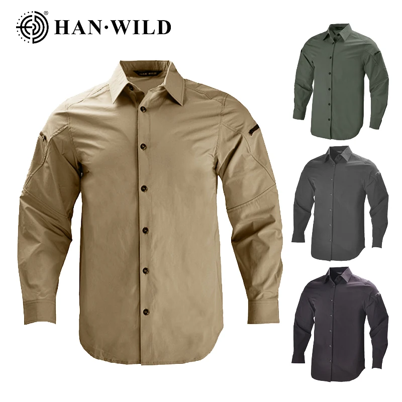 Рубашка HAN WILD Мужская быстросохнущая, рабочая сорочка-карго с длинным рукавом, уличная походная рубашка спецназа в стиле милитари, Боевая охота, рыбалка, лето
Рубашка HAN WILD Мужская быстросохнущая, рабочая сорочка-карго с длинным рукавом, уличная походная рубашка спецназа в стиле милитари, Боевая охота, рыбалка, лето