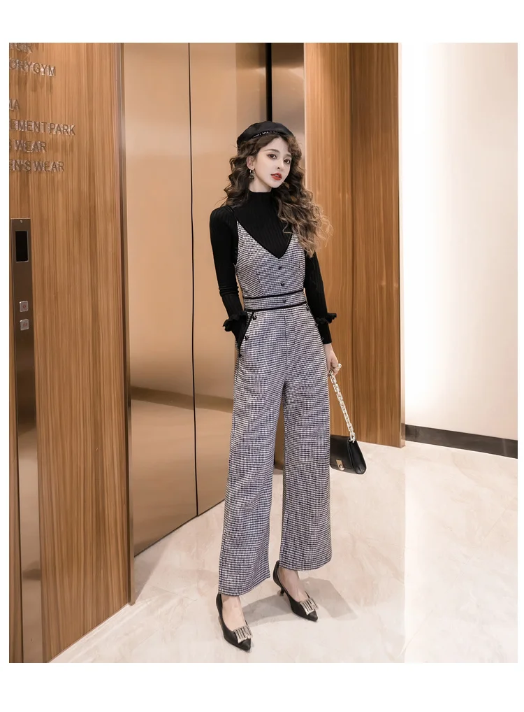 one piece outfit women overalls enteritos mujer romper vetement femme ol workwear plaid jumpsuit for autumn and winter
one piece outfit women overalls enteritos mujer romper vetement femme ol workwear plaid jumpsuit for autumn and winter