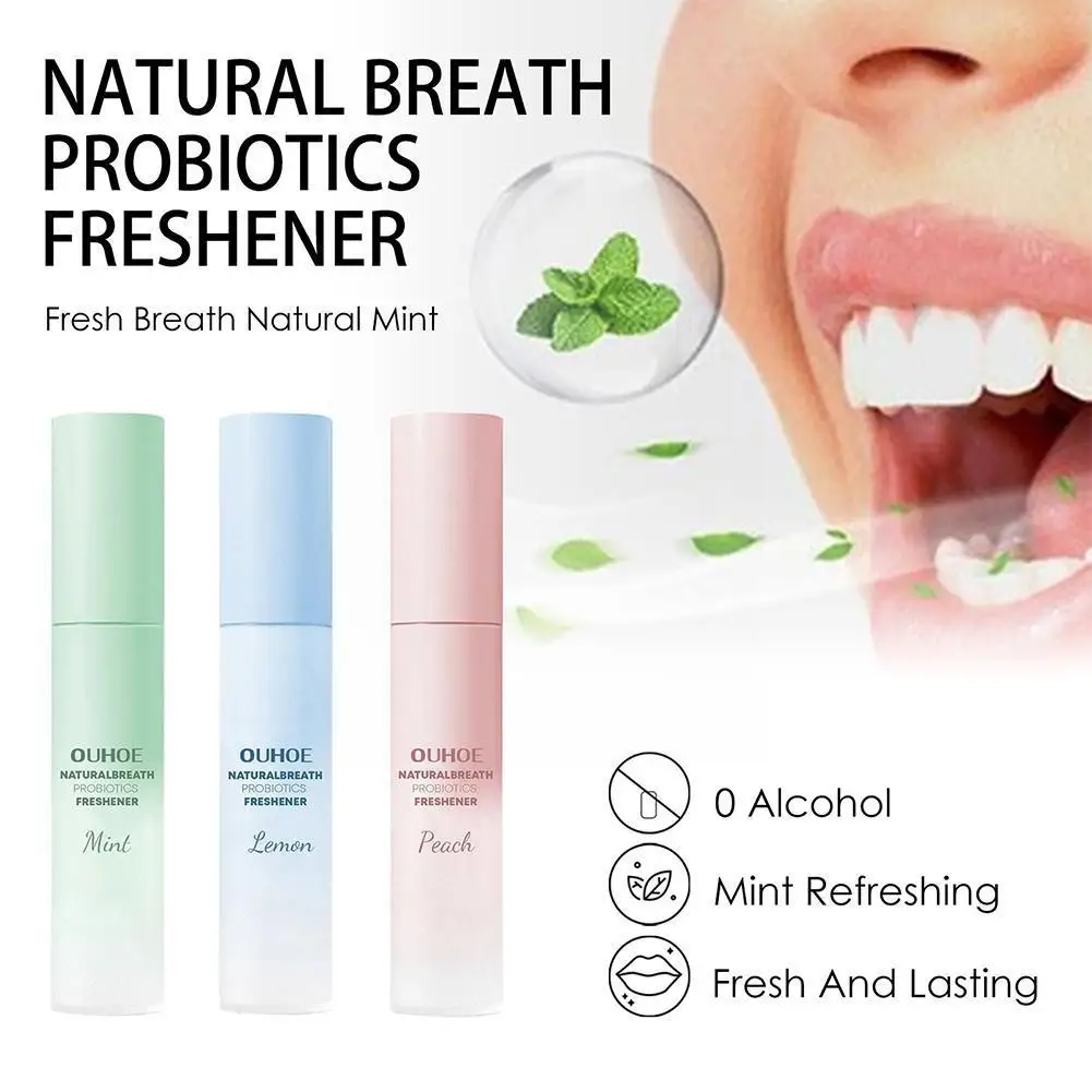 Portable Probiotics Breath Freshener Fresh Mouth Eliminates Oral Lasting Breath Bad Care Fresh White Mint Peach Fragrance S Q7B1
Portable Probiotics Breath Freshener Fresh Mouth Eliminates Oral Lasting Breath Bad Care Fresh White Mint Peach Fragrance S Q7B1