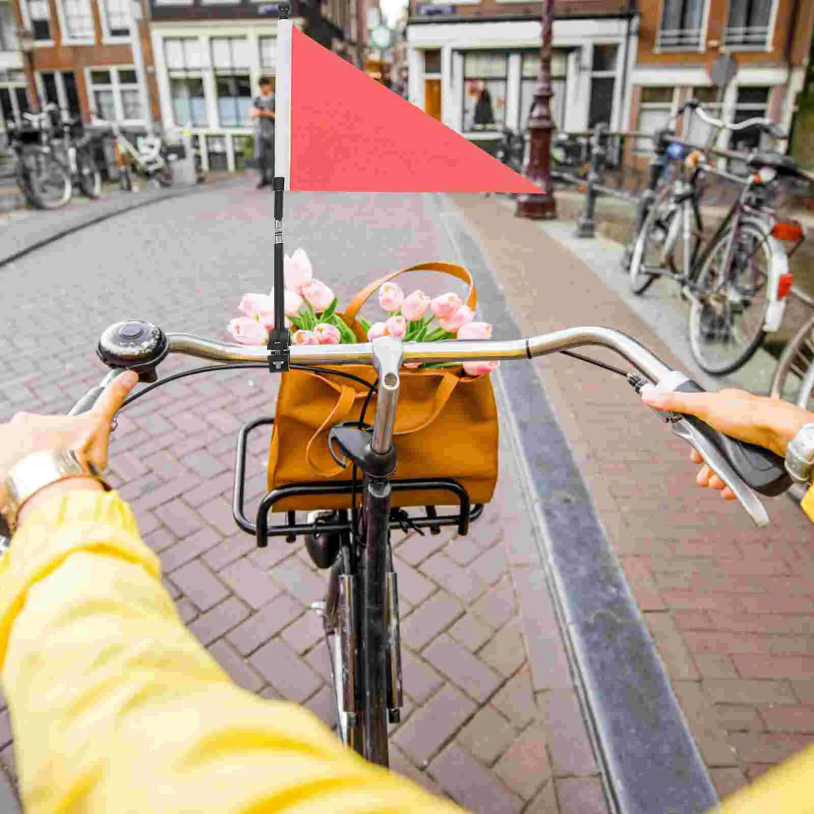 Flag Bike Handlebar Cycling Safetykids Accessory Portable Decor Warning Flags Supplies
Flag Bike Handlebar Cycling Safetykids Accessory Portable Decor Warning Flags Supplies