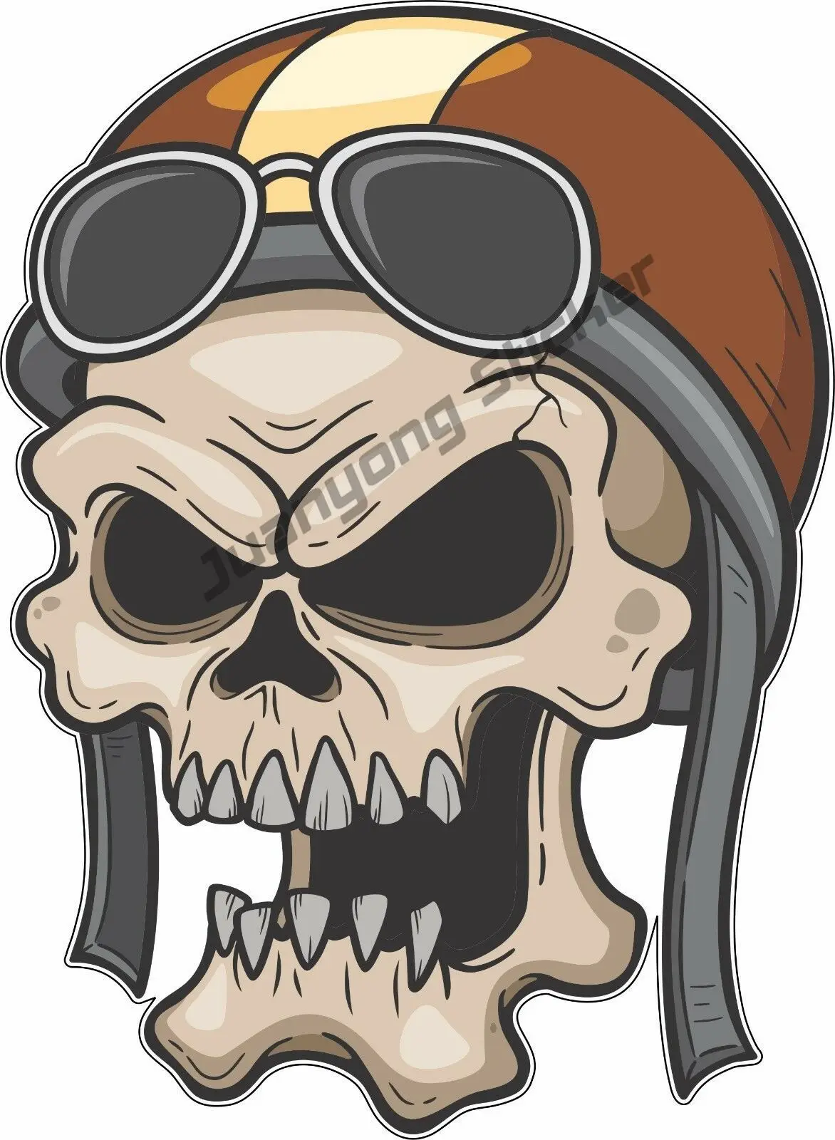 Skull Pilot Sunglasses Cartoon Bumper Sticker Vinyl Decal Reflective Oem Car Assessoires Glue Sticker Car Oem Decoration KK10cm
Skull Pilot Sunglasses Cartoon Bumper Sticker Vinyl Decal Reflective Oem Car Assessoires Glue Sticker Car Oem Decoration KK10cm