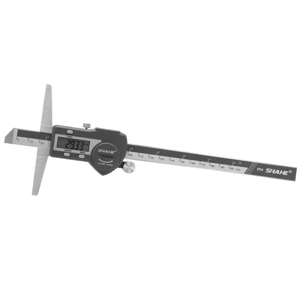 Digital Depth Vernier Caliper Electronic Digimatic Gauge Measuring Tools Glass Fixed Grid Stable and Durable Switch Button
Digital Depth Vernier Caliper Electronic Digimatic Gauge Measuring Tools Glass Fixed Grid Stable and Durable Switch Button