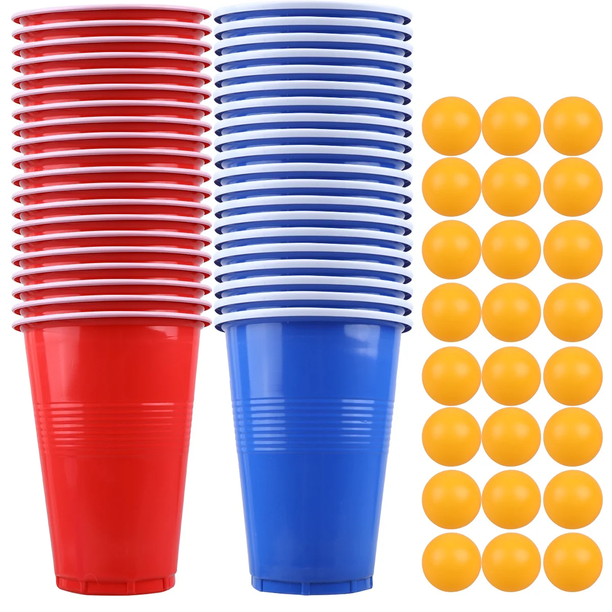1 Set of Beer Pong Game Kit Tennis Balls Cups Board Games Party Supplies for KTV Bar Pub (24PCS Cups and 24PCS Balls)
1 Set of Beer Pong Game Kit Tennis Balls Cups Board Games Party Supplies for KTV Bar Pub (24PCS Cups and 24PCS Balls)
