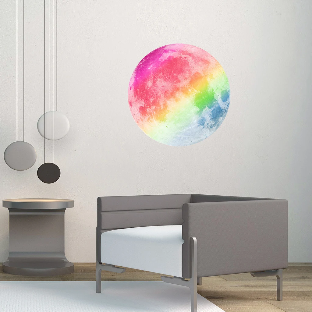 Светящаяся Радужная луна, 3d Наклейка на стену, украшение для гостиной, спальни, детской комнаты, домашние наклейки, настенные наклейки, 20 см
Светящаяся Радужная луна, 3d Наклейка на стену, украшение для гостиной, спальни, детской комнаты, домашние наклейки, настенные наклейки, 20 см