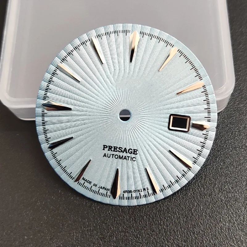 35mm dial white blue black 40mm case for NH35/36 automatic movement men's watch MOD NH35 hand S logo
35mm dial white blue black 40mm case for NH35/36 automatic movement men's watch MOD NH35 hand S logo