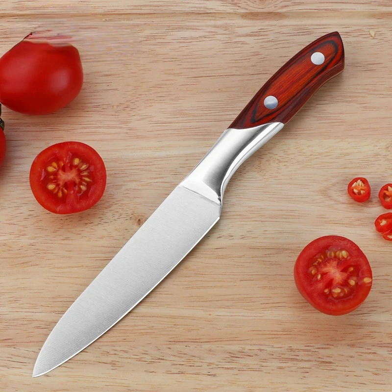 Steel Head Color Wooden Handle Fruit Knife Multi-functional Household Peel Knife Stainless Steel Universal Knife
Steel Head Color Wooden Handle Fruit Knife Multi-functional Household Peel Knife Stainless Steel Universal Knife