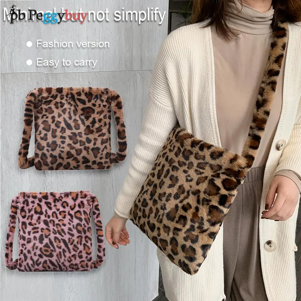 Women Plush Leopard Print Pattern Crossbody Bagsfor Women Handbag Autumn Winter Small Fluffy Square Shoulder Bag сумка женская
Women Plush Leopard Print Pattern Crossbody Bagsfor Women Handbag Autumn Winter Small Fluffy Square Shoulder Bag сумка женская