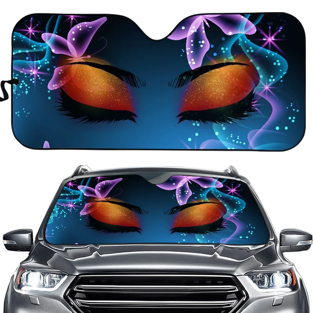 Car Hot 3D Eyes with Butterfly Sun Shade Interior Protector Heat Reflective Car Windshield Sun Shade Windshield Sunshade
Car Hot 3D Eyes with Butterfly Sun Shade Interior Protector Heat Reflective Car Windshield Sun Shade Windshield Sunshade