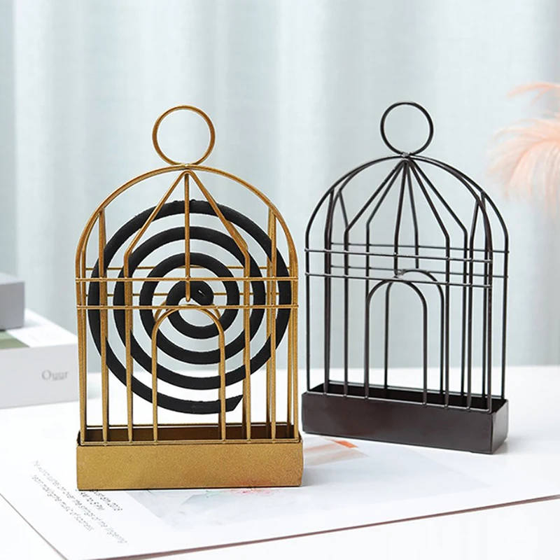 Nordic Style Birdcage Shape Summer Day Iron Mosquito Repellent Incenses Rack Plate Home Decoration Creative Mosquito Coil Holder
Nordic Style Birdcage Shape Summer Day Iron Mosquito Repellent Incenses Rack Plate Home Decoration Creative Mosquito Coil Holder
