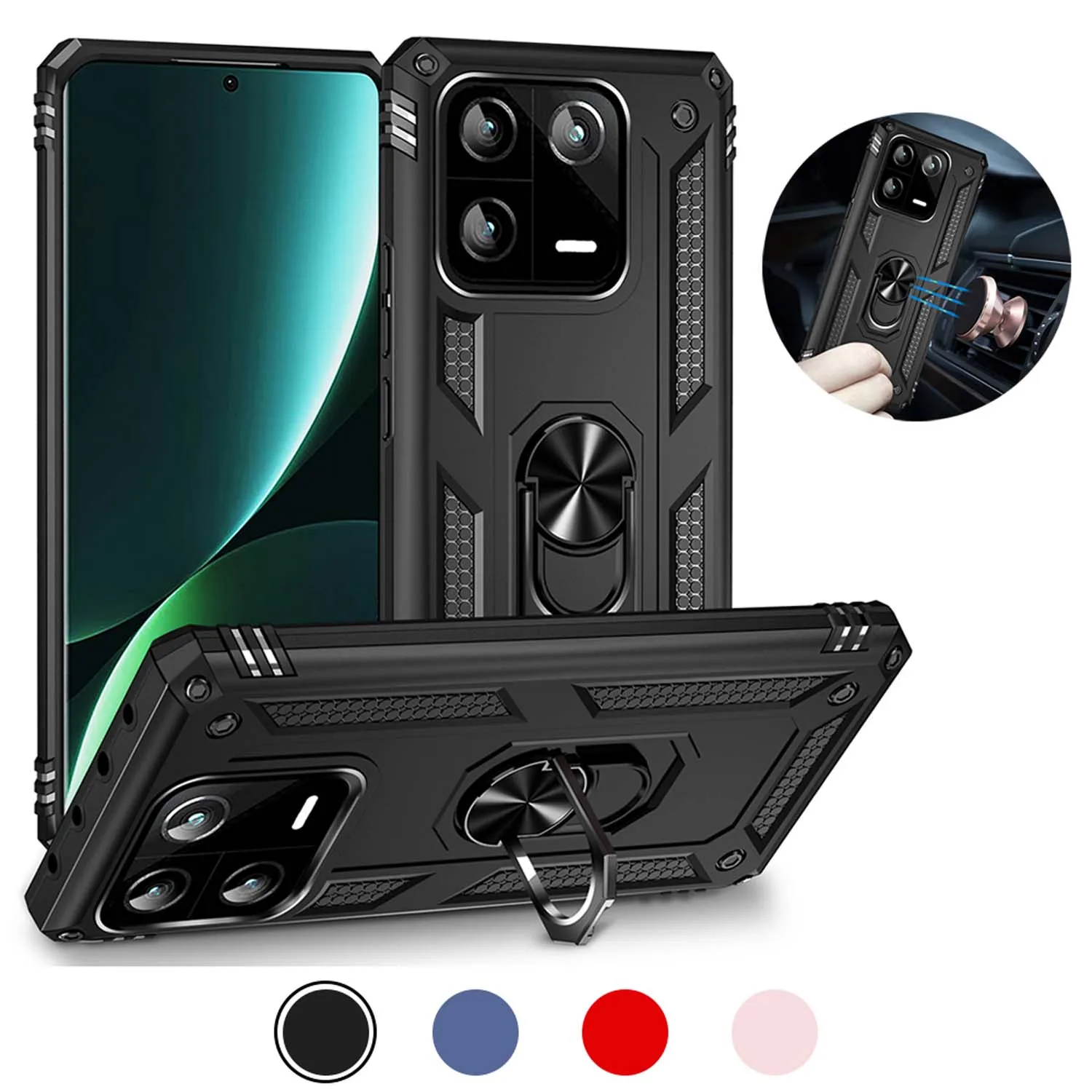 Luxury Armor Shockproof Case For Xiaomi 13 Pro 13 12T Pro 12 5G Car Holder Ring Cover For Mi 12 Lite 12 Pro Poco M3 Pro 5G M3 M2
Luxury Armor Shockproof Case For Xiaomi 13 Pro 13 12T Pro 12 5G Car Holder Ring Cover For Mi 12 Lite 12 Pro Poco M3 Pro 5G M3 M2