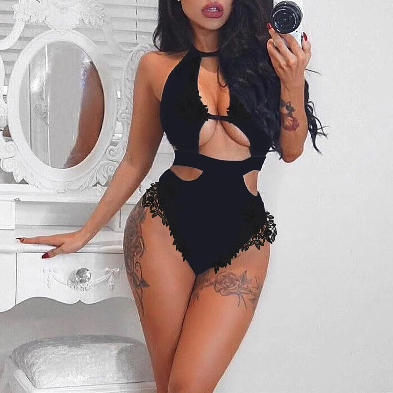 Women Brief Bra Set Sexy Lingerie Plus Size Hollow Underwear Set Erotic Sensual Bra Strappy Thong Nightwear Pajamas
Women Brief Bra Set Sexy Lingerie Plus Size Hollow Underwear Set Erotic Sensual Bra Strappy Thong Nightwear Pajamas