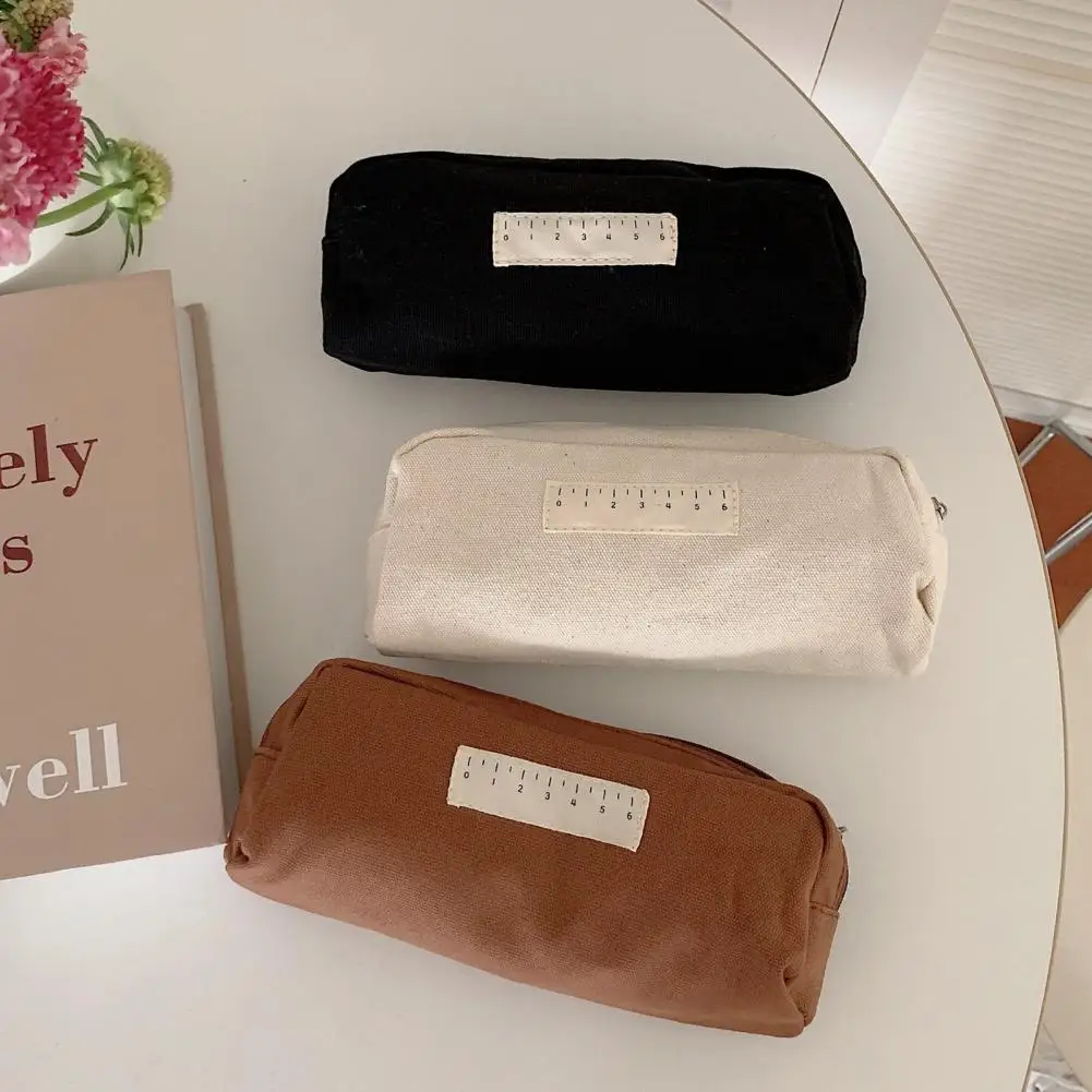 Large Capacity Pencil Bag Classic Canvas Pencil Pouch Strong Zipper Pencil Case Portable Student Pencil Case Pen Bag Stationery
Large Capacity Pencil Bag Classic Canvas Pencil Pouch Strong Zipper Pencil Case Portable Student Pencil Case Pen Bag Stationery