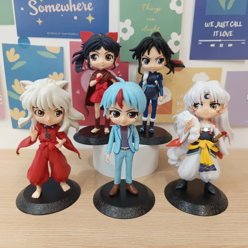 Фигурка аниме Inuyasha Ver.Q, 15 см, Inuyasha Sesshoumaru, Moroha Higurashi Kagome Setsuna, ПВХ экшн-фигурка, Коллекционная модель, игрушки
Фигурка аниме Inuyasha Ver.Q, 15 см, Inuyasha Sesshoumaru, Moroha Higurashi Kagome Setsuna, ПВХ экшн-фигурка, Коллекционная модель, игрушки