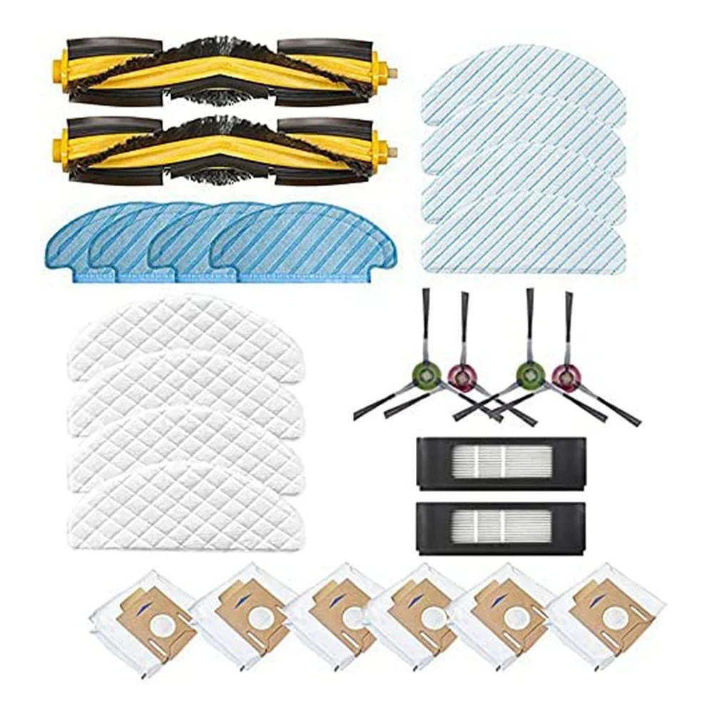 26Pcs for Ecovacs Deebot Ozmo 920 950 T8 T9 AIVI MAX N8PRO Robot Vacuum Cleaner Main Side Brush HEPA Filter Mop 
26Pcs for Ecovacs Deebot Ozmo 920 950 T8 T9 AIVI MAX N8PRO Robot Vacuum Cleaner Main Side Brush HEPA Filter Mop
