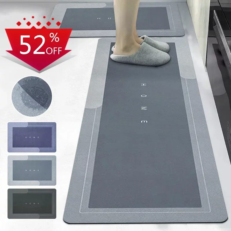 Diatomite Mat Kitchen Rug Non-slip Kitchen Long Carpet Super Absorbent Floor Mats Entrance Doormat Carpets for Living Room
Diatomite Mat Kitchen Rug Non-slip Kitchen Long Carpet Super Absorbent Floor Mats Entrance Doormat Carpets for Living Room