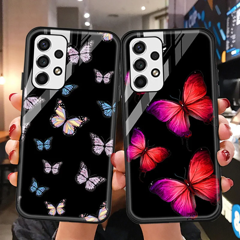 A53 Case For Samsung A20S A70 A22 A02 A33 A10S Luxury Butterfly Tempered Glass Case For Galaxy S10 S9 Plus S22 Pro Ultra M52 M31
A53 Case For Samsung A20S A70 A22 A02 A33 A10S Luxury Butterfly Tempered Glass Case For Galaxy S10 S9 Plus S22 Pro Ultra M52 M31