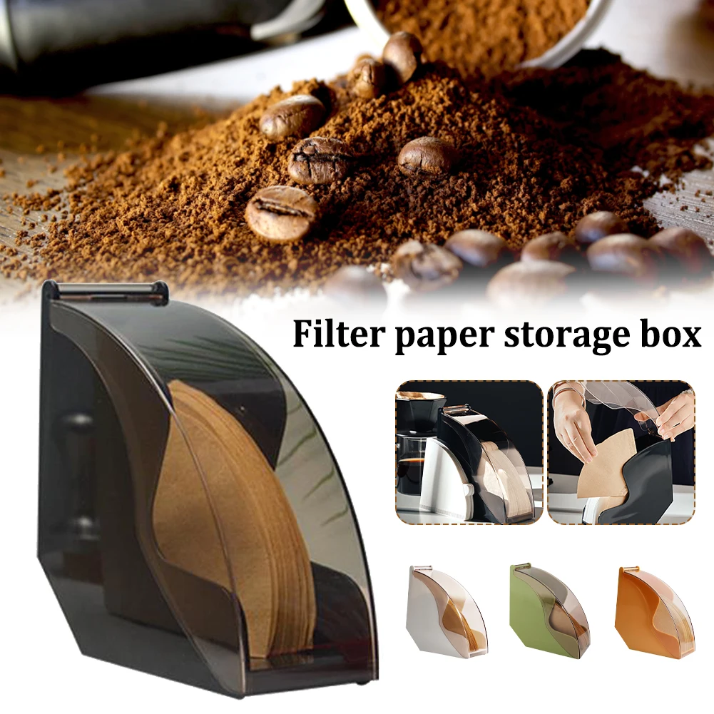 Coffee Filter Paper Holder Box Cone Shape Hand Drip Paper Storage Box Dustproof Filter Paper Container Dispenser Kitchen Storage
Coffee Filter Paper Holder Box Cone Shape Hand Drip Paper Storage Box Dustproof Filter Paper Container Dispenser Kitchen Storage