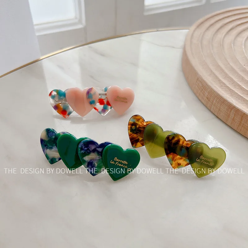 UXSL New Women Girl Vintage Colorful Heart Hair Clips Spring Clips Cute Hair Decorate Hairpins Barrette Fashion Hair Accessories
UXSL New Women Girl Vintage Colorful Heart Hair Clips Spring Clips Cute Hair Decorate Hairpins Barrette Fashion Hair Accessories