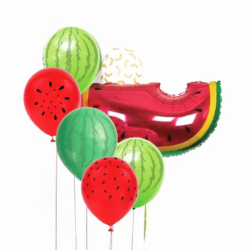 10pcs Watermelon Balloon Hawaiian Fruit Ballon Summer Beach Party Hawaii Tropical Aloha Birthday Party Balon
10pcs Watermelon Balloon Hawaiian Fruit Ballon Summer Beach Party Hawaii Tropical Aloha Birthday Party Balon