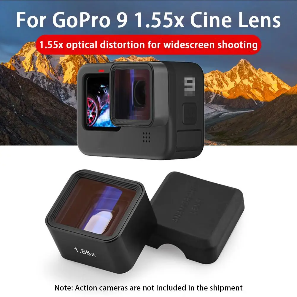 HD 1.55x кинообъектив, совместимый с экшн-камерой Gopro9, широкоэкранный матовый анаморфный объектив с голусветильник светом
HD 1.55x кинообъектив, совместимый с экшн-камерой Gopro9, широкоэкранный матовый анаморфный объектив с голусветильник светом