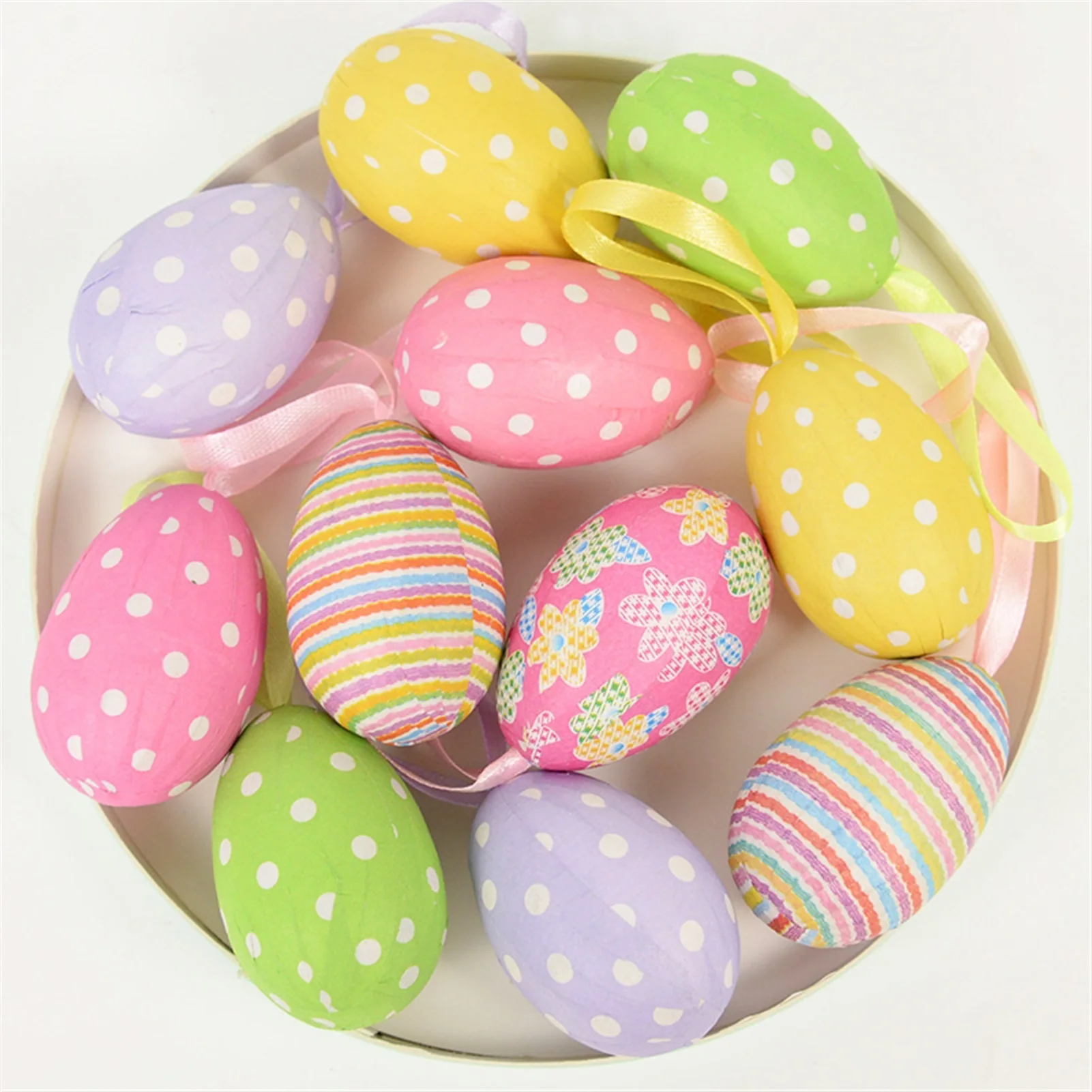 12pcs Foam Easter Eggs Happy Easter Party Decorations for Home Colorful Bunny Bird Egg Hanging Ornament DIY Craft Kids Gifts Toy
12pcs Foam Easter Eggs Happy Easter Party Decorations for Home Colorful Bunny Bird Egg Hanging Ornament DIY Craft Kids Gifts Toy