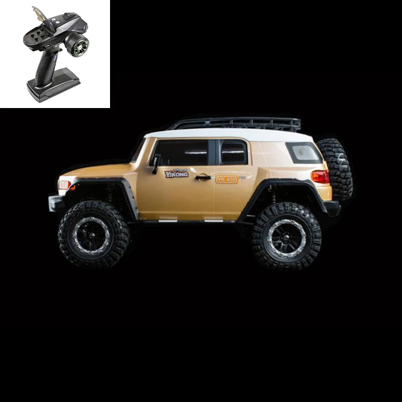 YIKONG 1/10 4WD RC Crawler Car YK4103 FJ ESC Motor Servo Painted Yellow Assembled Truck Model for CRUISER TH20348-SMT8
YIKONG 1/10 4WD RC Crawler Car YK4103 FJ ESC Motor Servo Painted Yellow Assembled Truck Model for CRUISER TH20348-SMT8