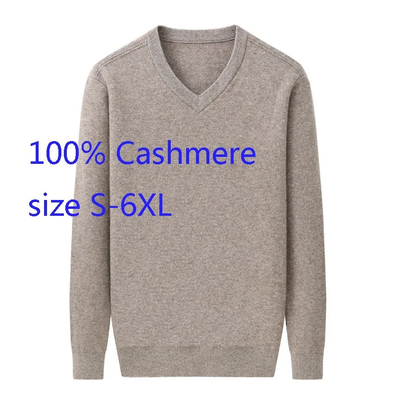 New Arrival Fashion Men Large Thickened Winter Casual V-neck Autumn And Winter Pullovers 100% Cashmere Sweater Plus Size S-6XL
New Arrival Fashion Men Large Thickened Winter Casual V-neck Autumn And Winter Pullovers 100% Cashmere Sweater Plus Size S-6XL