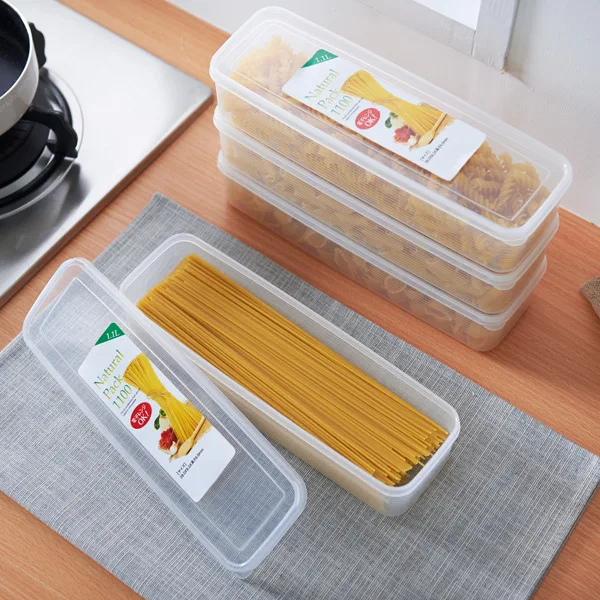 Kitchen Noodles Storage Box Transparent Rectangular Organizer Refrigerator Fresh-Keeping Sealed Box Tableware Chopsticks Box
Kitchen Noodles Storage Box Transparent Rectangular Organizer Refrigerator Fresh-Keeping Sealed Box Tableware Chopsticks Box