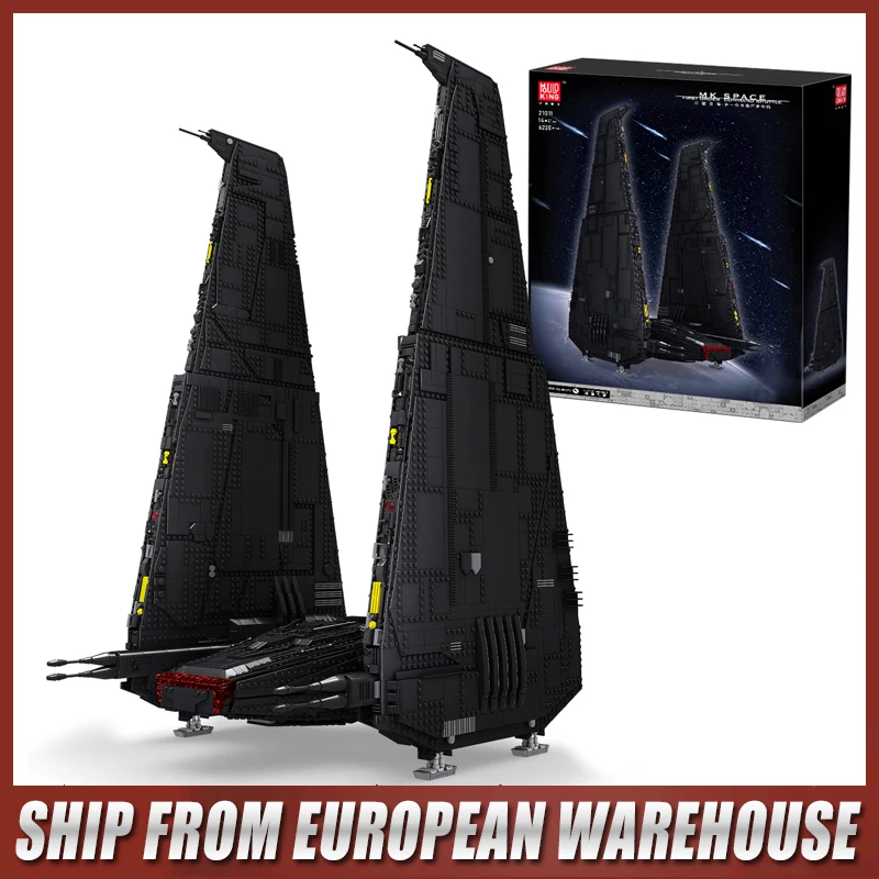 MOULD KING 21011 Star Plan The New UCS Command Shuttle Upsilon Shuttle Building Blocks Model Toy Children Christmas Gift
MOULD KING 21011 Star Plan The New UCS Command Shuttle Upsilon Shuttle Building Blocks Model Toy Children Christmas Gift