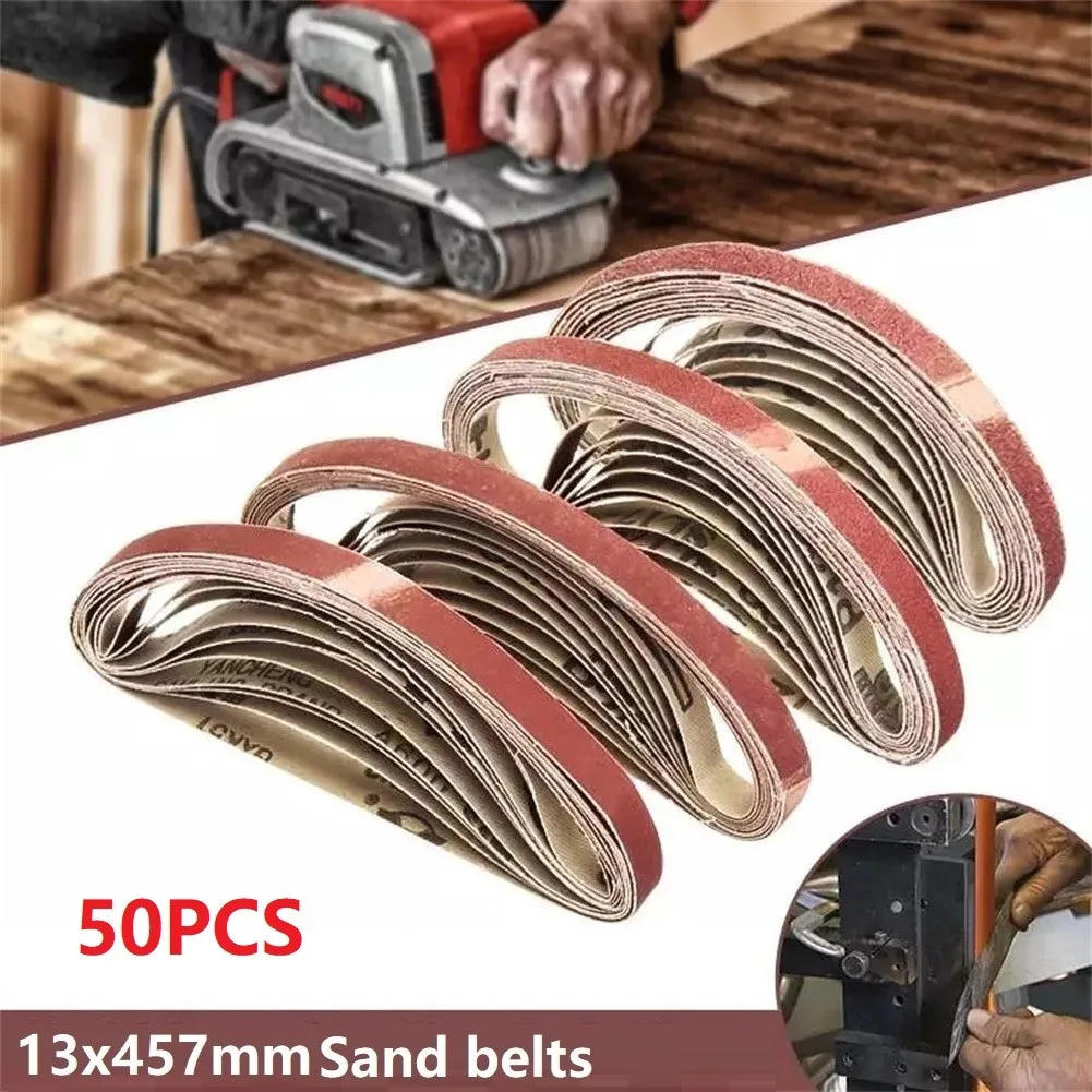 50pcs 13*457mm Sanding Belts Aluminium Oxide Metal Polishing Sandpaper Abrasive Bands For Belt Sander Abrasive Tool
50pcs 13*457mm Sanding Belts Aluminium Oxide Metal Polishing Sandpaper Abrasive Bands For Belt Sander Abrasive Tool