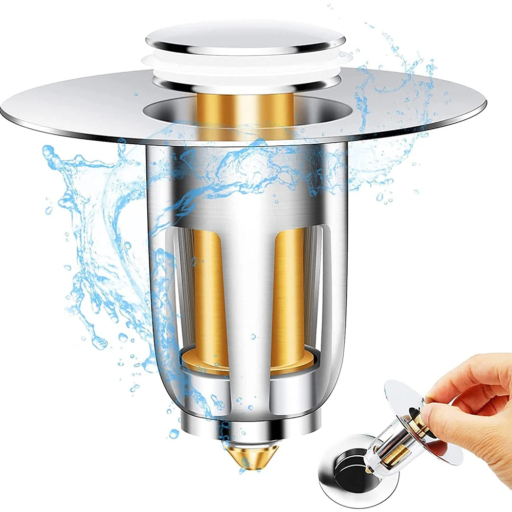 Universal Bathroom Basin Sink Stopper Drain Filter Core Push Plug Bounce Pop Up Hair Catcher Shower Sink Strainer Bath Stopper
Universal Bathroom Basin Sink Stopper Drain Filter Core Push Plug Bounce Pop Up Hair Catcher Shower Sink Strainer Bath Stopper