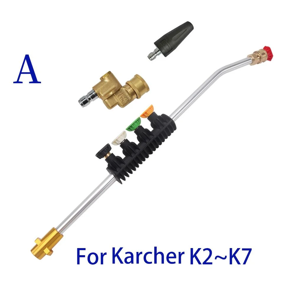 Pressure Washer Metal Wand Tips Water Spray Lance Spear Quick Jet Tips Rotating Turbo Nozzle for Karcher K High Presure Washer
Pressure Washer Metal Wand Tips Water Spray Lance Spear Quick Jet Tips Rotating Turbo Nozzle for Karcher K High Presure Washer