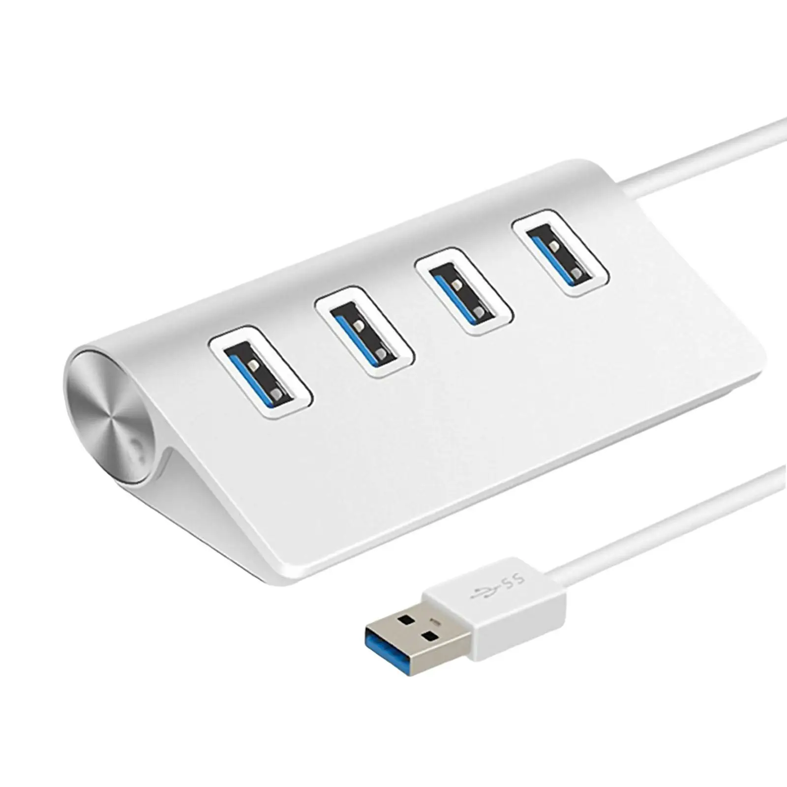 Aluminum USB 3.0 Hub 4 Port 5Gbps Speed USB Extender Multiport Adapter Compact for Mobile Flash Drive USB Sticks Mouse Keyboard
Aluminum USB 3.0 Hub 4 Port 5Gbps Speed USB Extender Multiport Adapter Compact for Mobile Flash Drive USB Sticks Mouse Keyboard