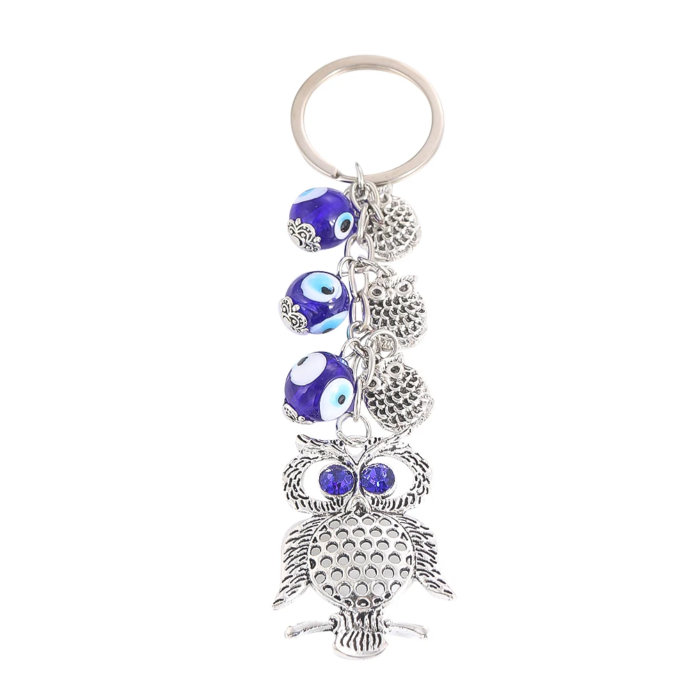 Charm Mascot Bird Owl Turkish Blue Eye Boncuğu Zinc Alloy Pendant Key Chain Mascot Purse Dangle Keyring Crafts Feng Shui Jewelry
Charm Mascot Bird Owl Turkish Blue Eye Boncuğu Zinc Alloy Pendant Key Chain Mascot Purse Dangle Keyring Crafts Feng Shui Jewelry
