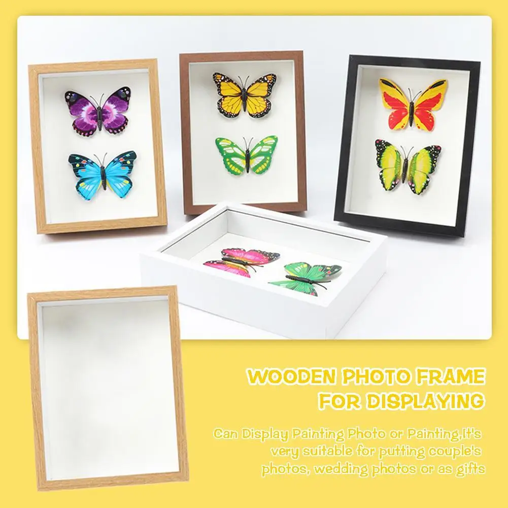 4 Styles Modern Style Wood Frames Shadow Box Frame With A Display Depth Suitable For Couple's Photos/Wedding Photos
4 Styles Modern Style Wood Frames Shadow Box Frame With A Display Depth Suitable For Couple's Photos/Wedding Photos