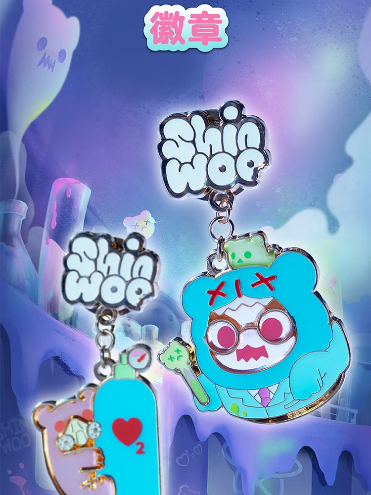 Shinwoo Ghost Bear Love and Experiment Series Badge Blind Box Metal Magnetic Absorption Night Light Mystery Action Anime Figure
Shinwoo Ghost Bear Love and Experiment Series Badge Blind Box Metal Magnetic Absorption Night Light Mystery Action Anime Figure