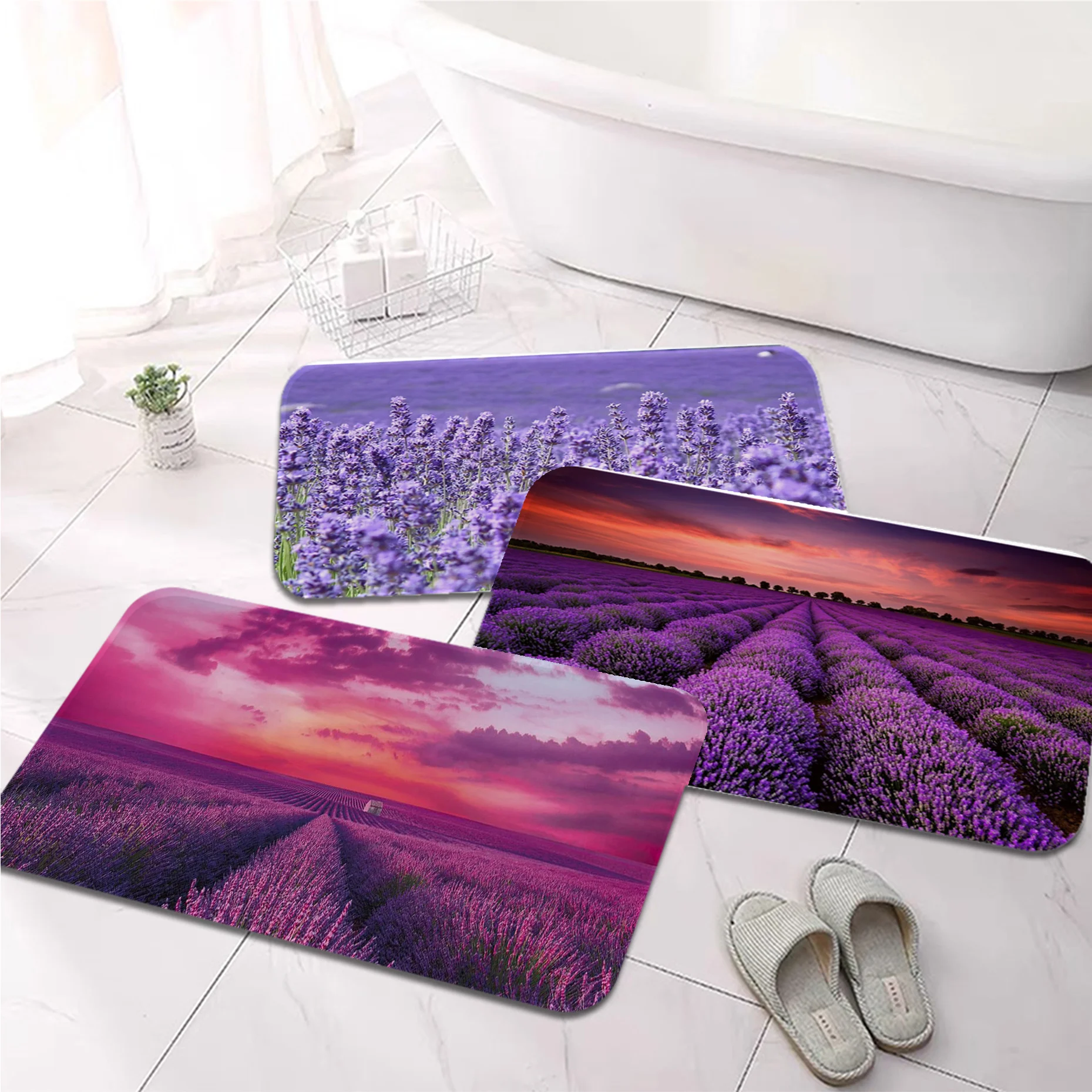 Purple Lavender Colorful Flower Plant Floor Carpet Non-Slip Laundry Room Mat Laundry Decor Balcony Child Living Room Toilet Rug
Purple Lavender Colorful Flower Plant Floor Carpet Non-Slip Laundry Room Mat Laundry Decor Balcony Child Living Room Toilet Rug