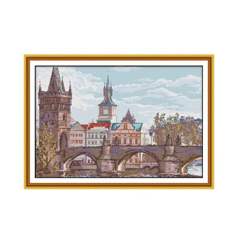 Classical Building Printing Cross Stitch Kit Pattern Traditional Embroidery 11CT 14CT Needlework Home Crafts Deco Painting
Classical Building Printing Cross Stitch Kit Pattern Traditional Embroidery 11CT 14CT Needlework Home Crafts Deco Painting
