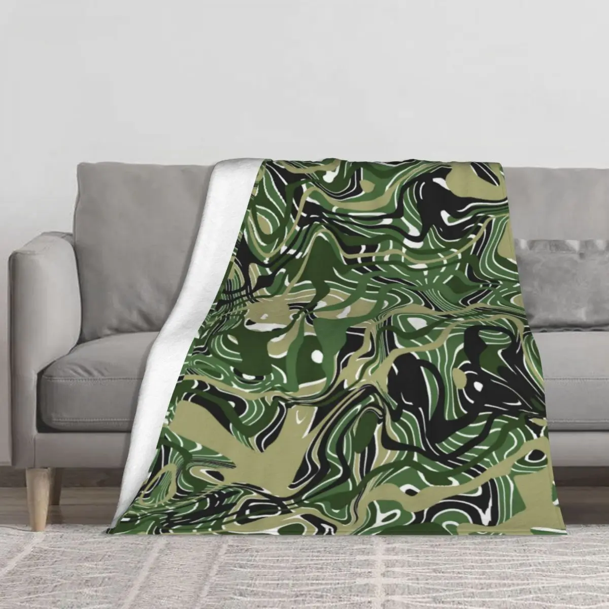 Abstract Print Blanket Camo-like Liquid Soft Thick Throw Blanket Warm Winter Beds Blankets 
Abstract Print Blanket Camo-like Liquid Soft Thick Throw Blanket Warm Winter Beds Blankets