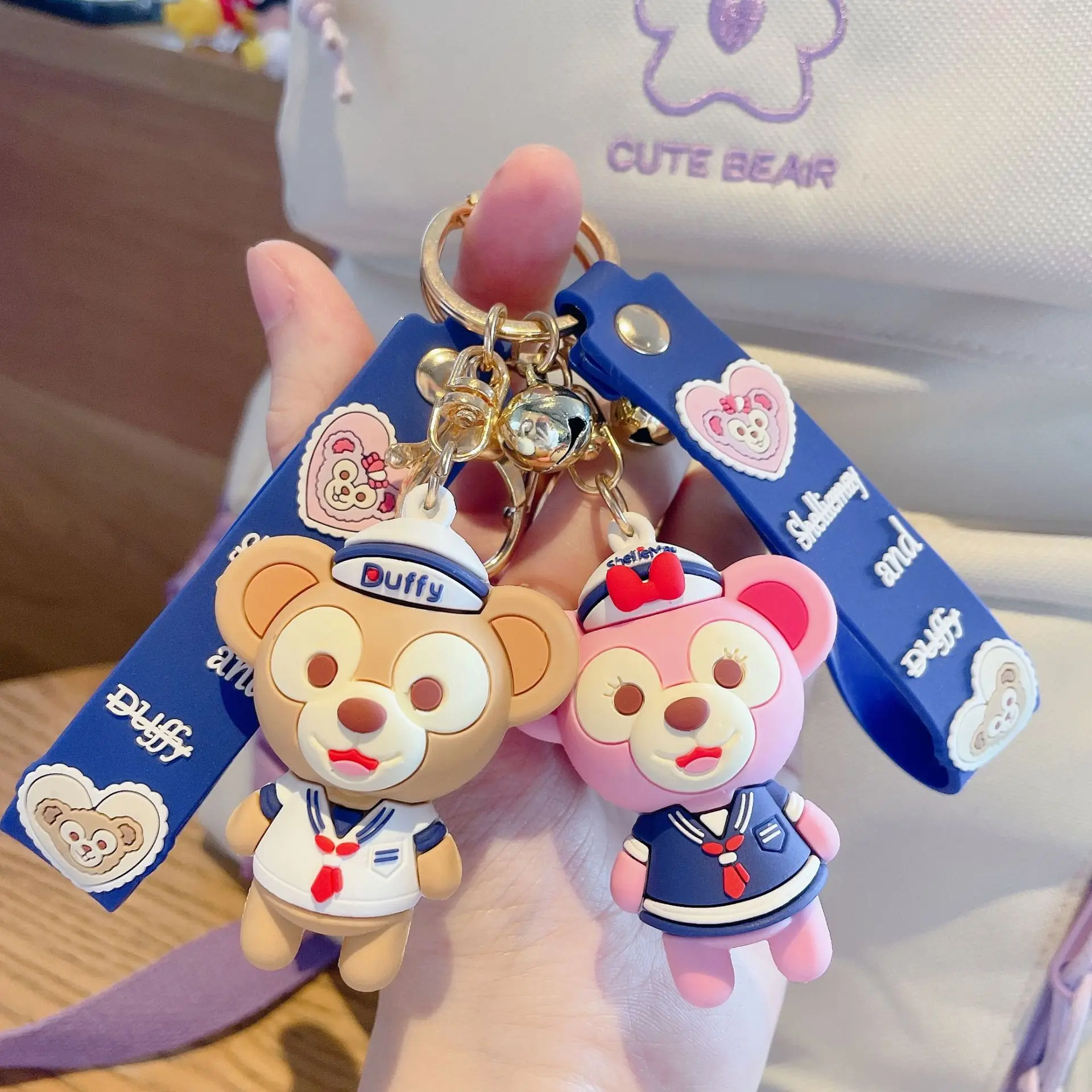 Disney Cute Duffy Shirley Keychain Cartoon Silicone Couple Car Pendant Bag Hanging Creative Gift Wholesale
Disney Cute Duffy Shirley Keychain Cartoon Silicone Couple Car Pendant Bag Hanging Creative Gift Wholesale