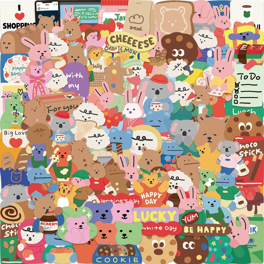 100pcs Stickers For Luggage Phone Laptop Cup Stickers Skateboard Scrapbook Guitar Racing Bicycle Waterproof Decals Cute Animals
100pcs Stickers For Luggage Phone Laptop Cup Stickers Skateboard Scrapbook Guitar Racing Bicycle Waterproof Decals Cute Animals